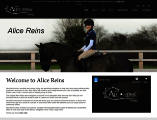 alice-reins.co.uk screenshot