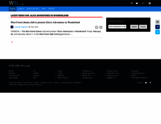 aliceadventuresinwonderland.com screenshot