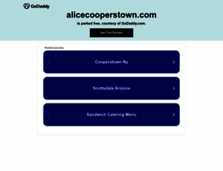 alicecooperstown.com screenshot
