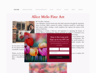 alicemelofineart.com screenshot