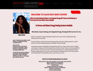 alicerichreikicenter.com screenshot