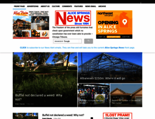 alicespringsnews.com.au screenshot