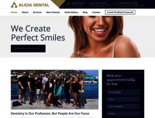 aliciadental.com screenshot