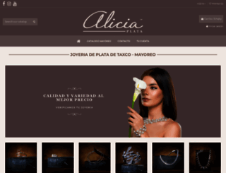 aliciaplata.com screenshot