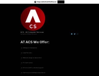 alicomputerservices.wordpress.com screenshot