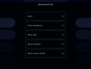 alienboard.de screenshot