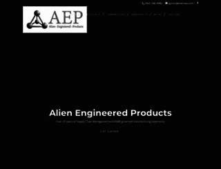 alienengineeredproducts.com screenshot