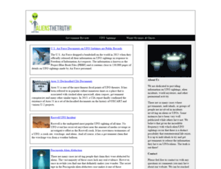 aliensthetruth.com screenshot