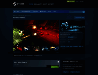 alienswarm.com screenshot