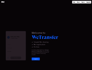 alientrick.wetransfer.com screenshot