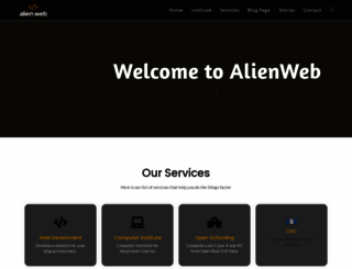alienweb.in screenshot