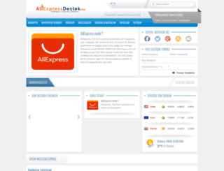 aliexpressdestek.com screenshot