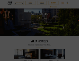 alifhotels.com screenshot