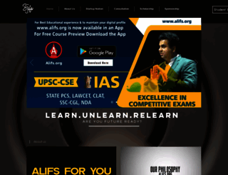 alifs.org screenshot