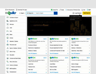 aligarh.quikr.com screenshot