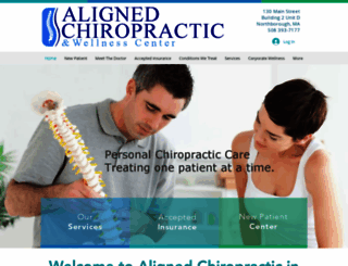 alignedchiroclinic.com screenshot