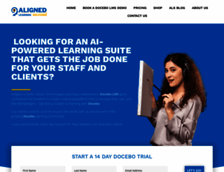 alignedlearningsolutions.com screenshot