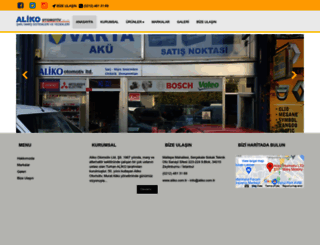 aliko.com.tr screenshot
