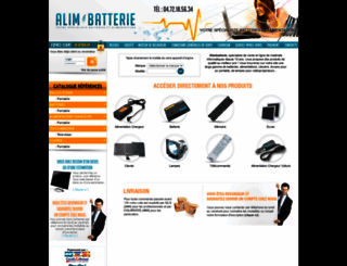 alimbatterie.com screenshot