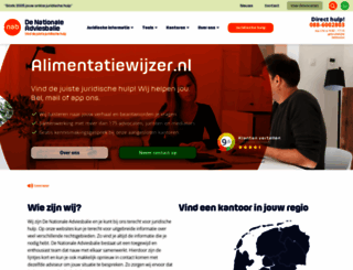 alimentatiewijzer.nl screenshot