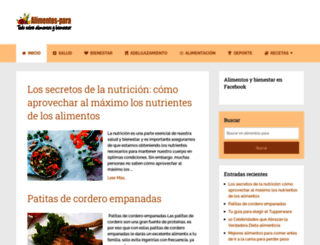 alimentos-para.com screenshot