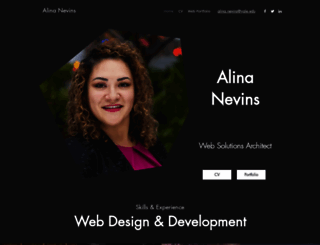 alinanevins.com screenshot