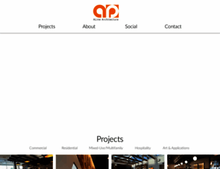 aline-architecture.com screenshot