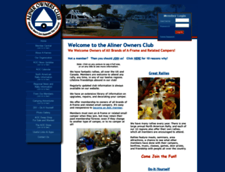 alinerownersclub.org screenshot