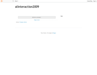 alinteraction2009.blogspot.com screenshot