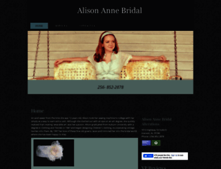 alisonannebridal.com screenshot