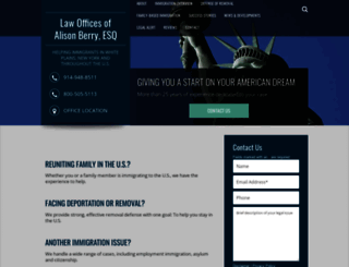 alisonberryimmigrationlaw.com screenshot