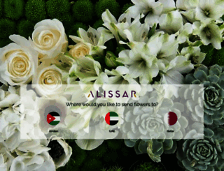 alissarflowers.com screenshot