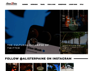 alisterpaine.com screenshot
