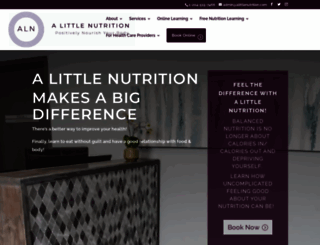 alittlenutrition.com screenshot