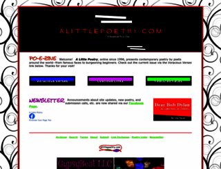 alittlepoetry.com screenshot