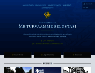 aliupseeriliitto.fi screenshot