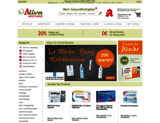 aliva-apotheke.de screenshot