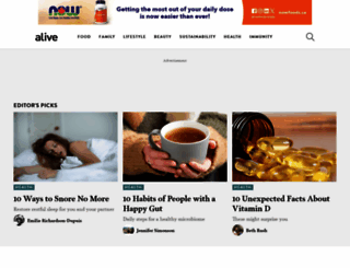 alive.com screenshot
