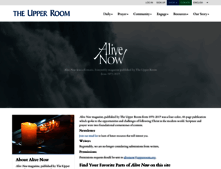 alivenow.upperroom.org screenshot