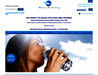 alivewater.com screenshot