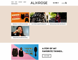 alixrose.com screenshot