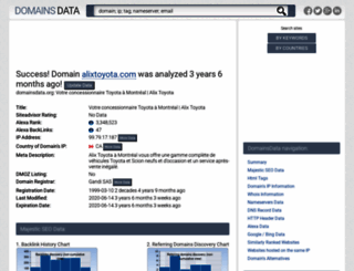alixtoyota.com.domainsdata.org screenshot
