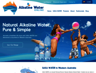 alkalinewateronline.com.au screenshot