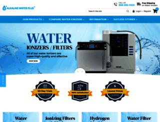 alkalinewaterplus.info screenshot