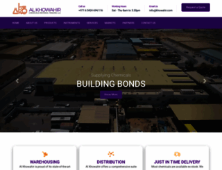 alkhowahirchemicals.com screenshot
