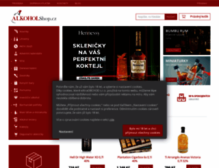 alkohol-shop.cz screenshot