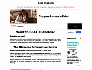 all-about-beating-diabetes.com screenshot