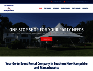 all-american-party.com screenshot