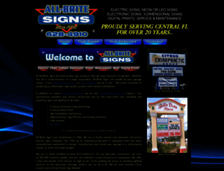 all-britesigns.com screenshot