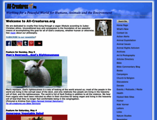 all-creatures.org screenshot